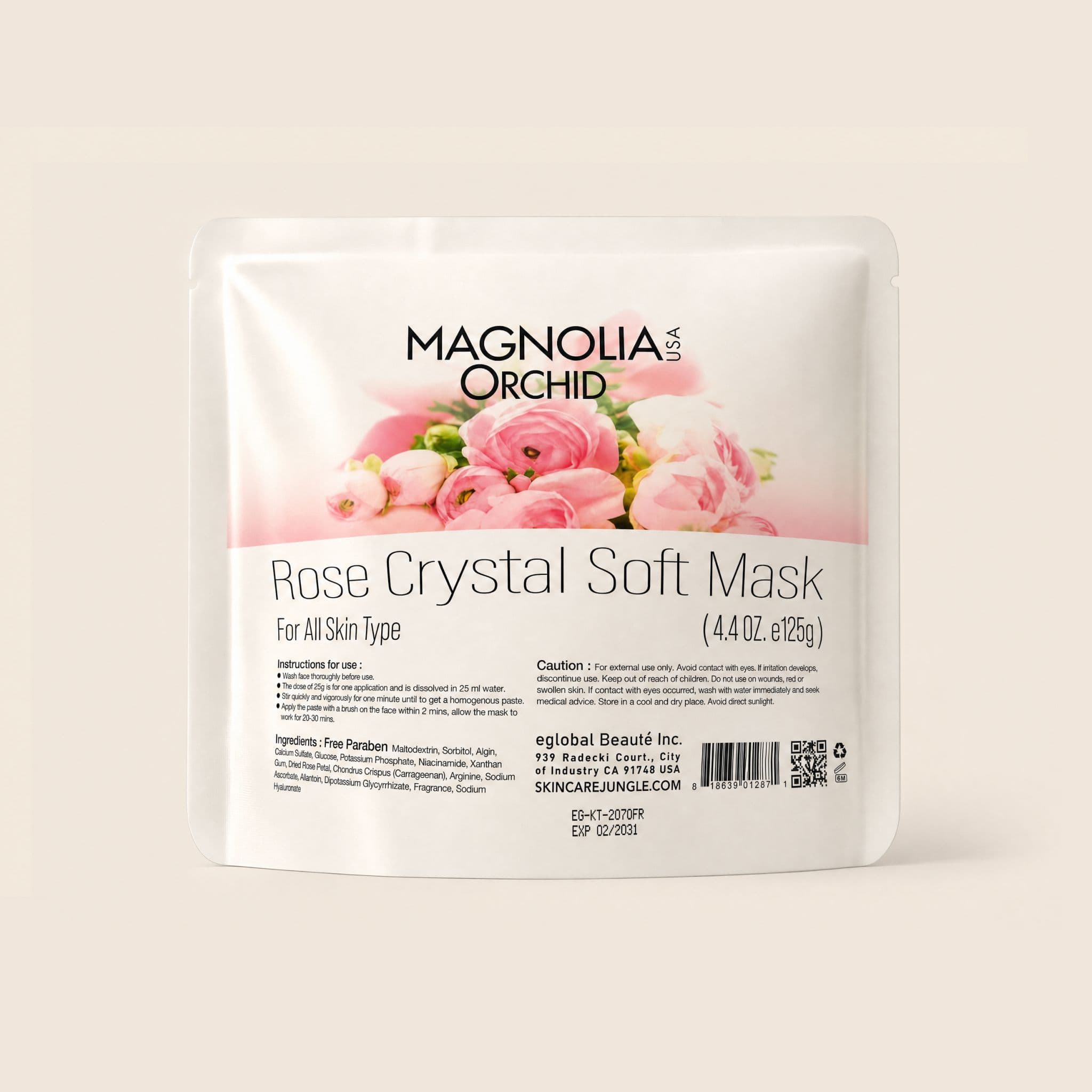 Rose Crystal Soft Mask